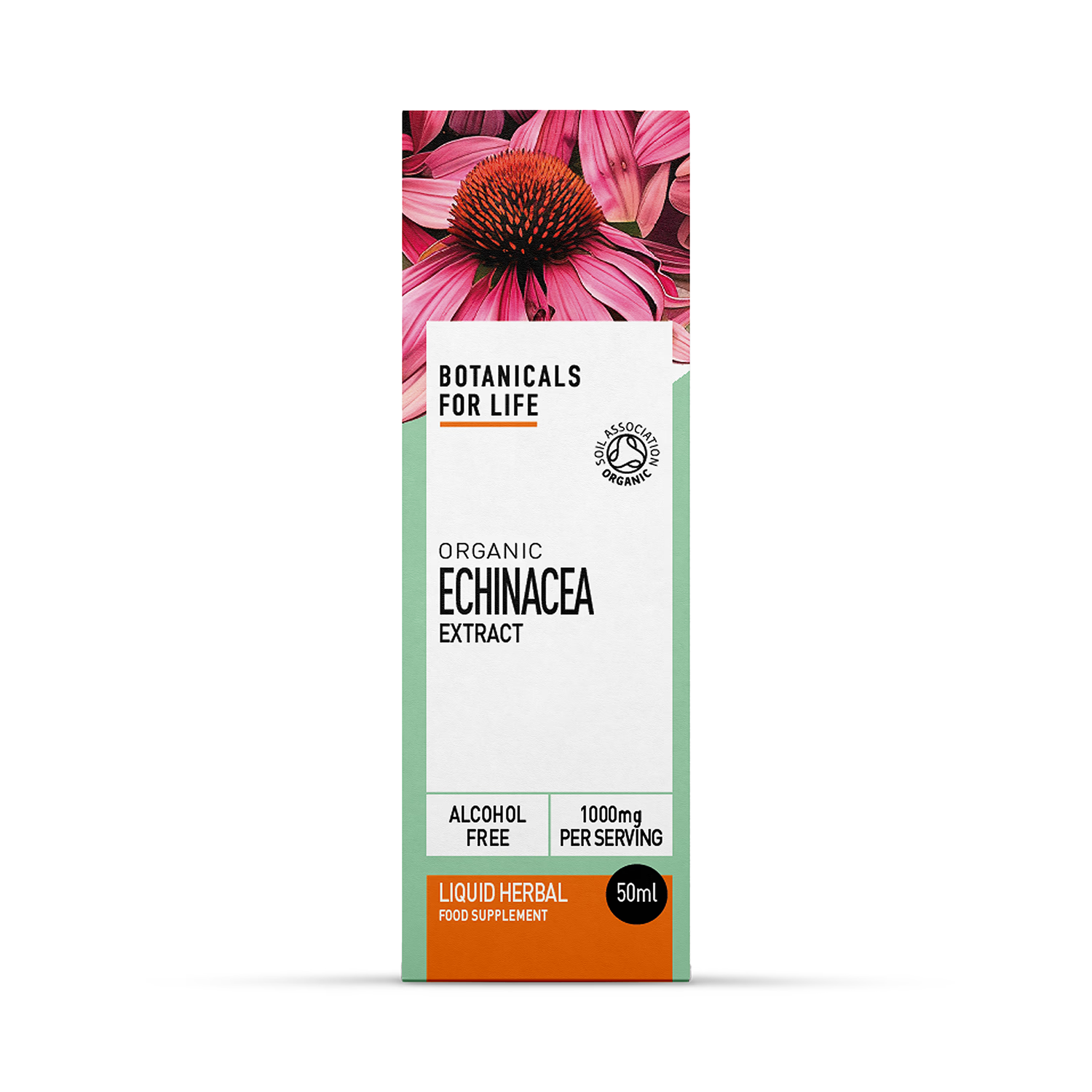 Botanicals For Life Organic Echinacea Extract 50ml - British product