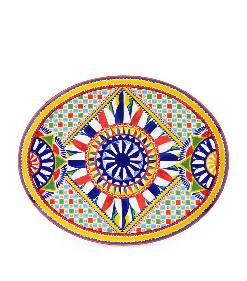 Dolce&Gabbana Casa Carretto serving plate 45.5cm - British product