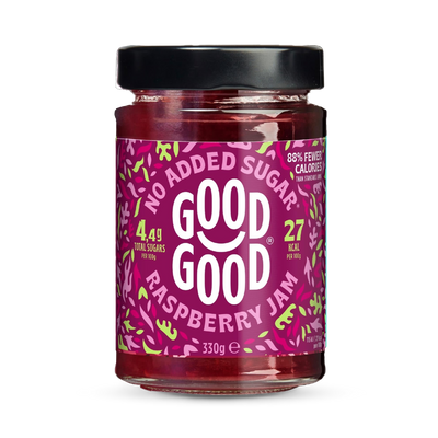 Holland & Barrett Good Good Raspberry Jam 330g- Buy online at McGrocer