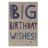 George Home Big Birthday Wishes Birthday Card General Household ASDA   