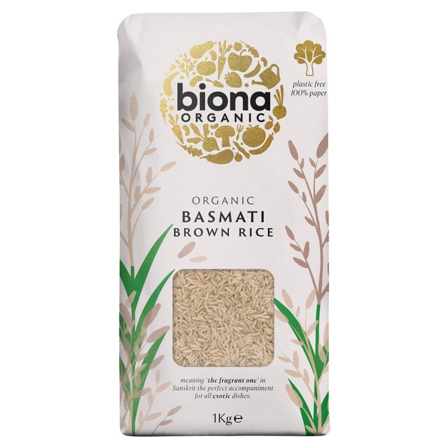 Biona Organic Basmati Brown Rice   1kg GOODS M&S   