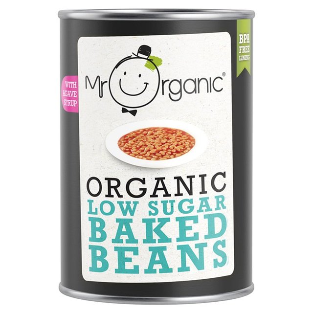 Mr Organic Low Sugar Baked Beans   400g