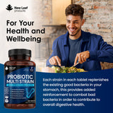 New Leaf Probiotic Multi Strain 120 Tablets, UK version