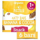 Piccolo Banana & Cocoa Organic Mighty Oaty Bars 12 mths+   120g GOODS M&S   