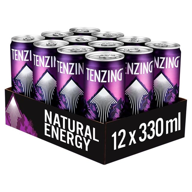 TENZING Natural Energy Blackberry & Acai BCAA Case   12 x 330ml GOODS M&S   