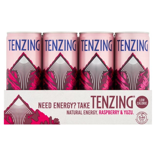 TENZING Natural Energy Raspberry & Yuzu Case   12 x 250ml GOODS M&S   