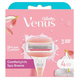 Gillette Venus Comfortglide Razor Blades Spa Breeze   4 per pack GOODS M&S   