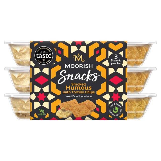 Moorish Smoked Humous Snack Pack Trio   3 per pack