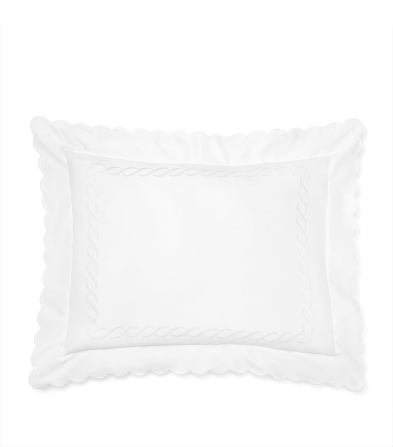 Pratesi Treccia King Pillowcase 50cm x 90cm, imported from the UK
