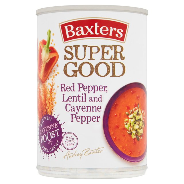 Baxters Super Good Red Pepper Lentil & Cayenne Pepper Soup   400g GOODS M&S   