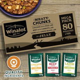 Winalot Meaty Chunks Mixed in Jelly Wet Dog Foody   80 x 100g GOODS M&S   