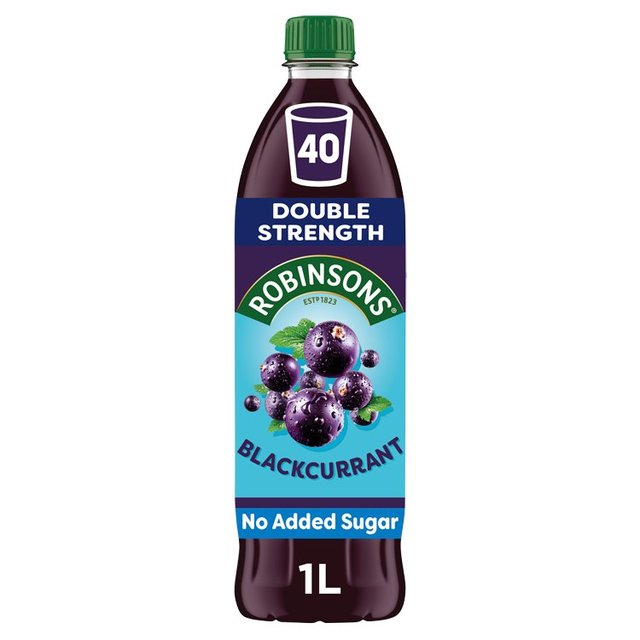 Robinsons Double Strength Blackcurrant Squash   1L