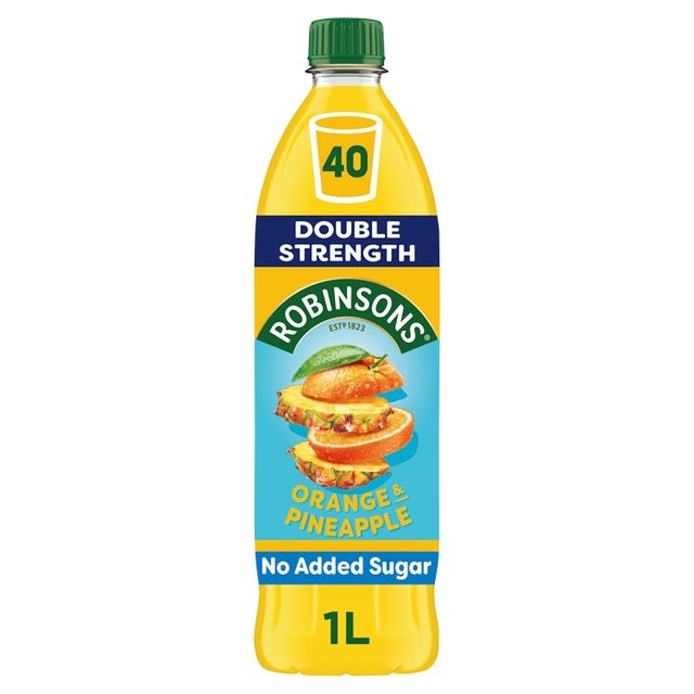 Robinsons Double Strength Orange & Pineapple Squash   1L GOODS M&S   