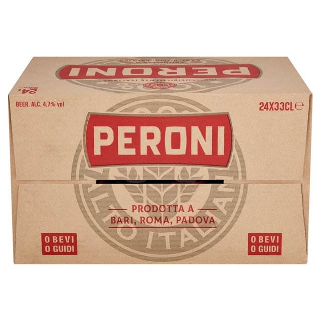 Peroni Red Beer Lager Bottles   24 x 330ml GOODS M&S   