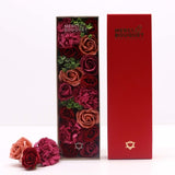 Merci Boutique soap bouquet vintage rose long box, imported from the UK