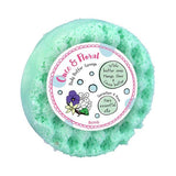 Bomb Cosmetics Once & Floral body buffer sponge, imported from the UK