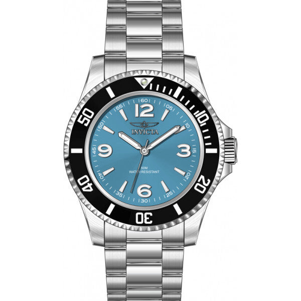 Invicta Blue Mens Specialty Watch with stainless steel band - British product