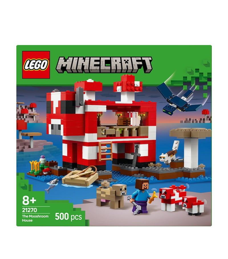 Lego Minecraft The Mooshroom House building set, UK version