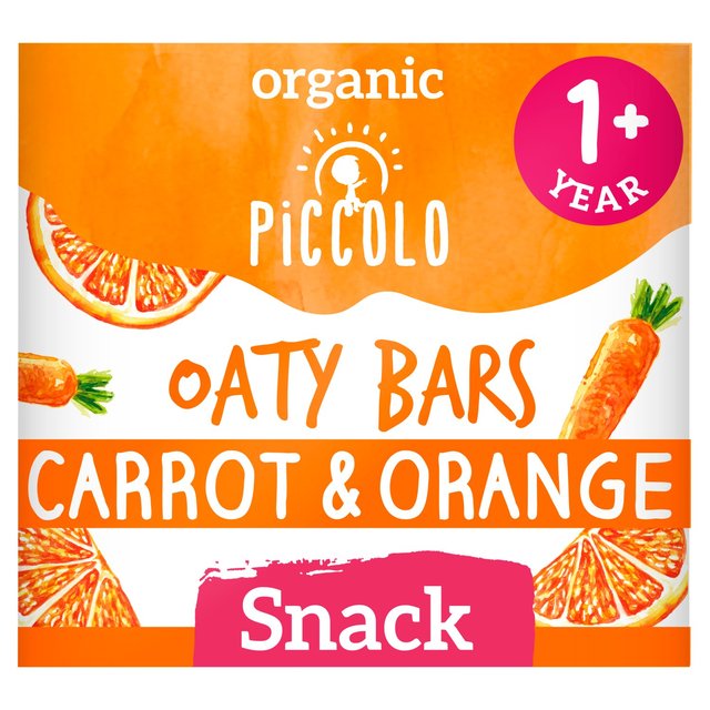 Piccolo Carrot & Orange Organic Mighty Oaty Bars 12 mths+   120g GOODS M&S   