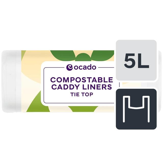 Ocado Compostable Caddy Liners 5L   20 per pack GOODS M&S   