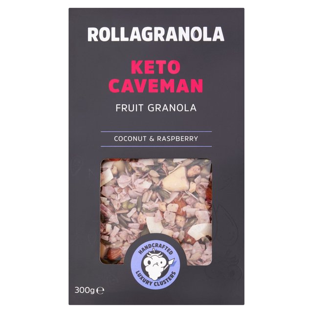 Rollagranola Keto Caveman Fruit Granola   300g GOODS M&S   