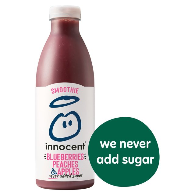 Innocent Blueberry Peach & Apple Smoothie   750ml GOODS M&S   