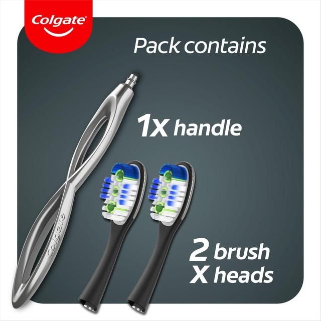 Colgate Link Deep Clean Soft Replaceable Head Manual Toothbrush Starter Kit GOODS M&S   