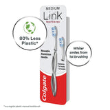 Colgate Link Whitening Medium Replaceable Head Toothbrush Starter Kit GOODS M&S   