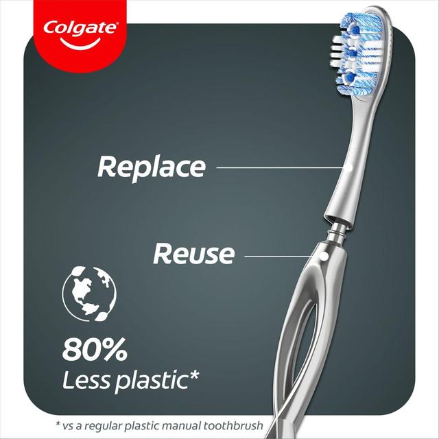 Colgate Link Whitening Medium Replaceable Head Toothbrush Starter Kit GOODS M&S   