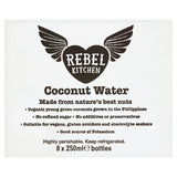 Rebel Kitchen Raw Organic Coconut Water Multipack   8 x 250ml GOODS M&S   