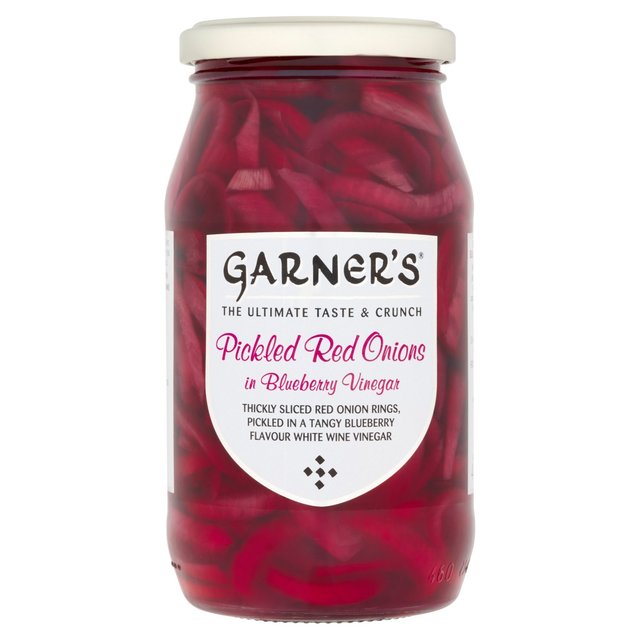 Garners Pickled Red Onions in Blueberry Vinegar   430g GOODS M&S   