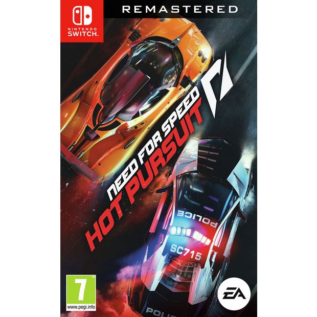 Need for Speed Hot Pursuit Remastered Nintendo Switch game, UK version
