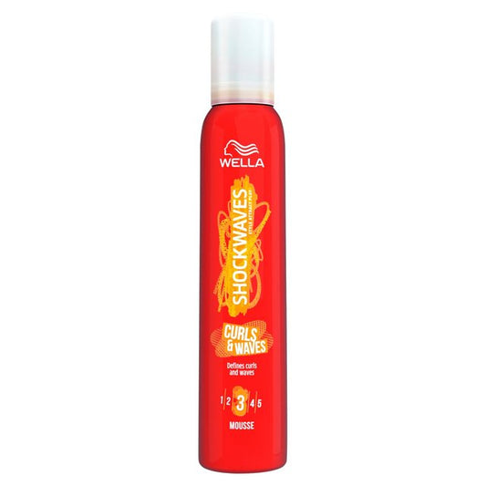 Wella Shockwaves Curls and Waves Mousse   200ml