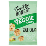 Good & Honest Popped Veggie Soya Pea Sour Cream   85g GOODS M&S   