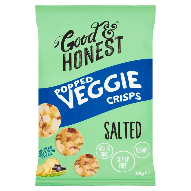 Good & Honest Popped Veggie Soya Pea Salted   85g GOODS M&S   