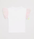 Billieblush Cotton Tulle-Sleeve T-Shirt 3-12 Years - British product