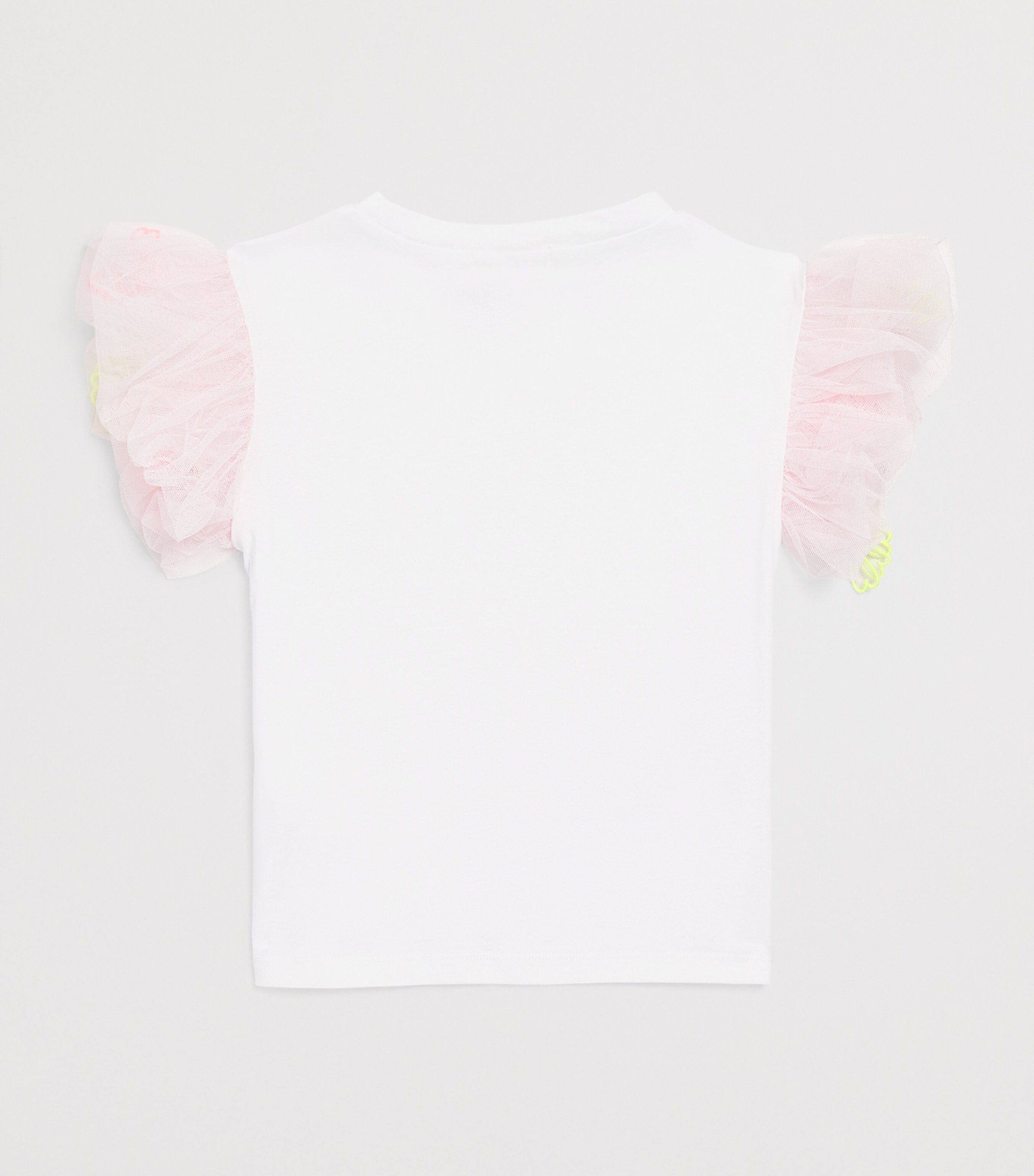 Billieblush Cotton Tulle-Sleeve T-Shirt 3-12 Years - British product