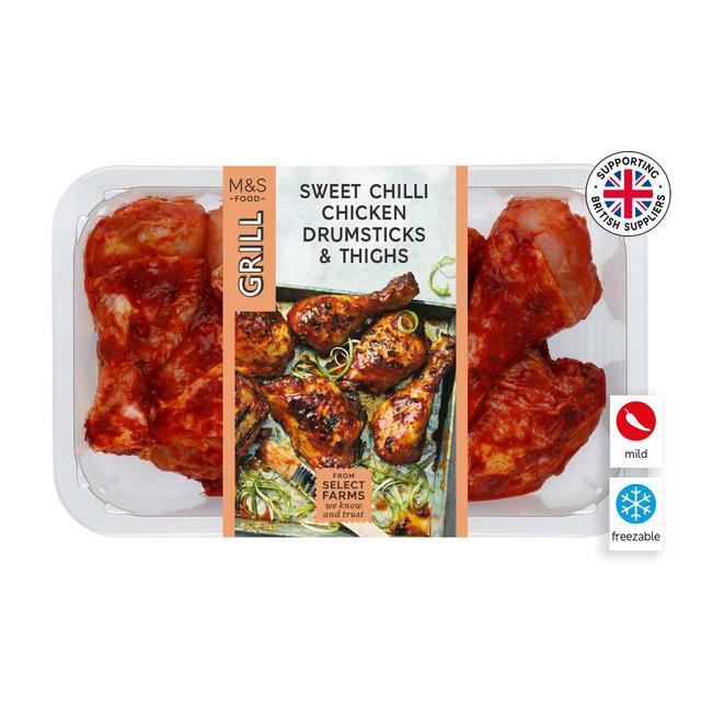 M&S Sweet Chilli Chicken Drumsticks in a Sweet Marinade   900g GOODS M&S   