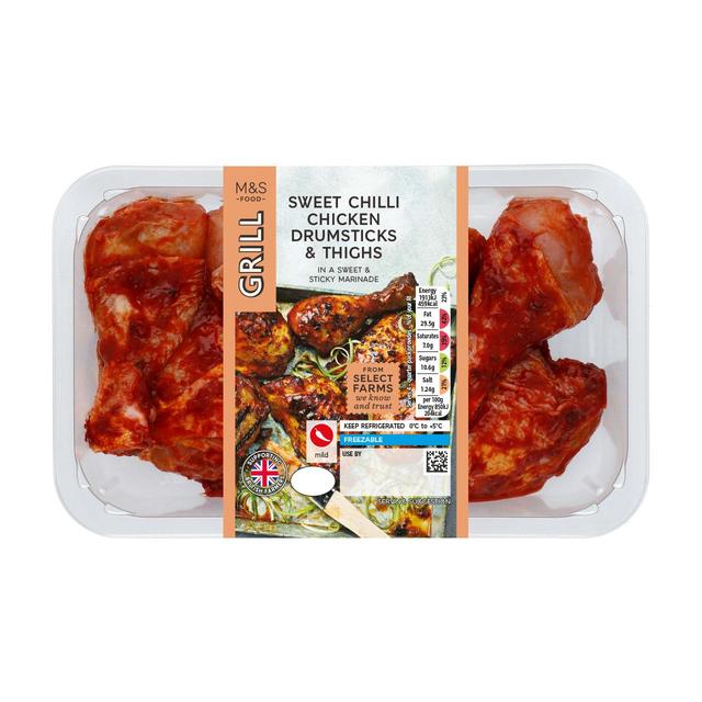 M&S Sweet Chilli Chicken Drumsticks in a Sweet Marinade   900g GOODS M&S   