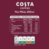 Costa Coffee Flat White Iced Coffee   200ml GOODS M&S   