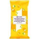 Ocado Antibacterial Multi Surface Citrus Wipes   120 per pack GOODS M&S   