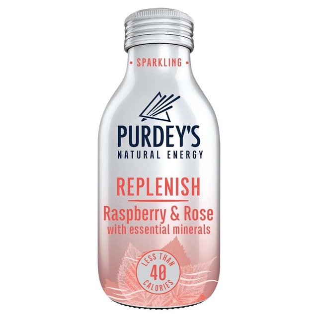 Purdey's Natural Energy Replenish Raspberry & Rose   330ml GOODS M&S   