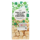 M&S Garlic & Herb Focaccia Croutons   80g GOODS M&S   