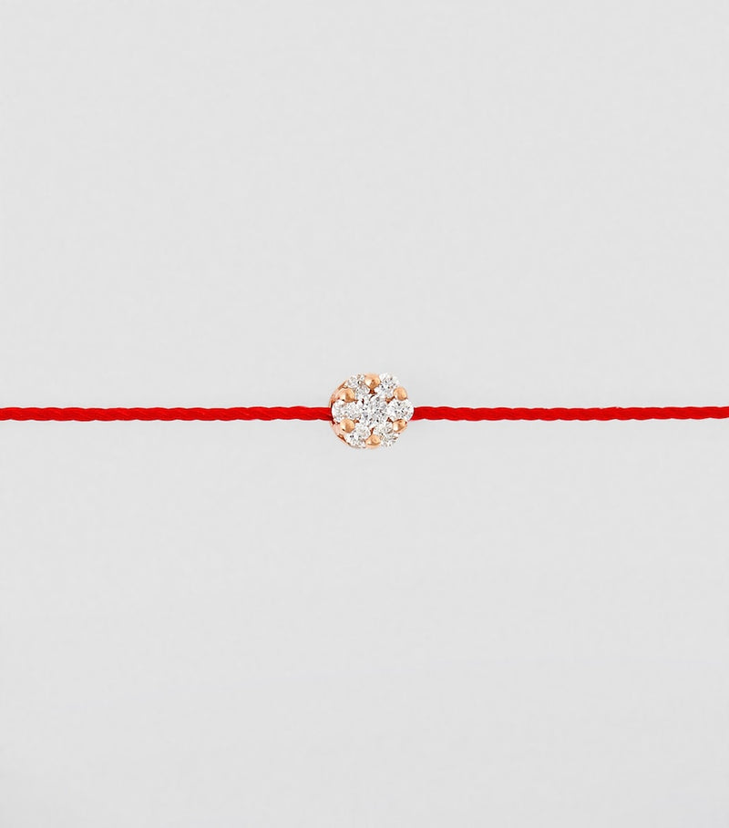 Redline rose gold diamond illusion bracelet (British brand)
