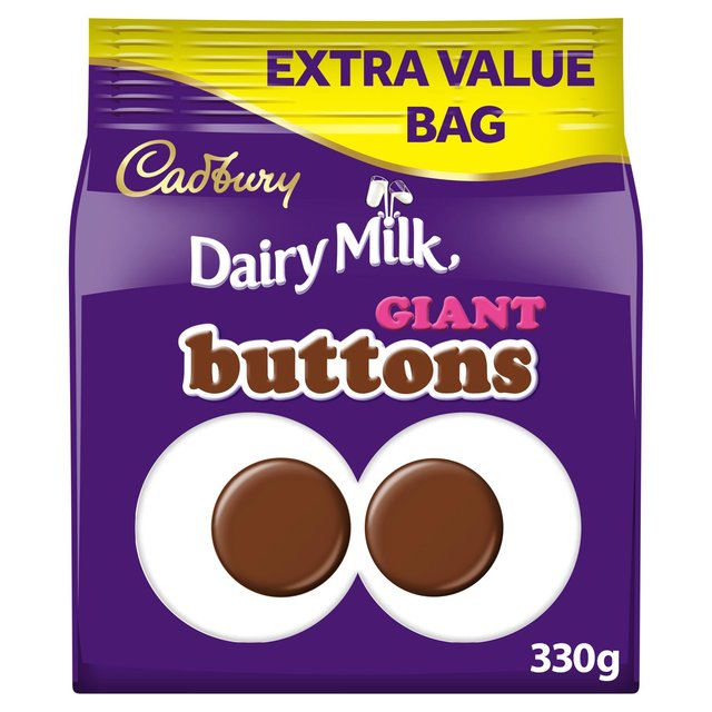 Cadbury Dairy Milk Giant Buttons Chocolate Bag    330g GOODS M&S   