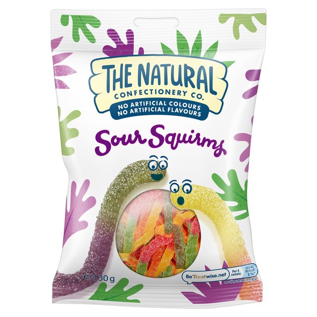 The Natural Confectionery Co. Sour Squirms Sweets Bag    130g GOODS M&S   