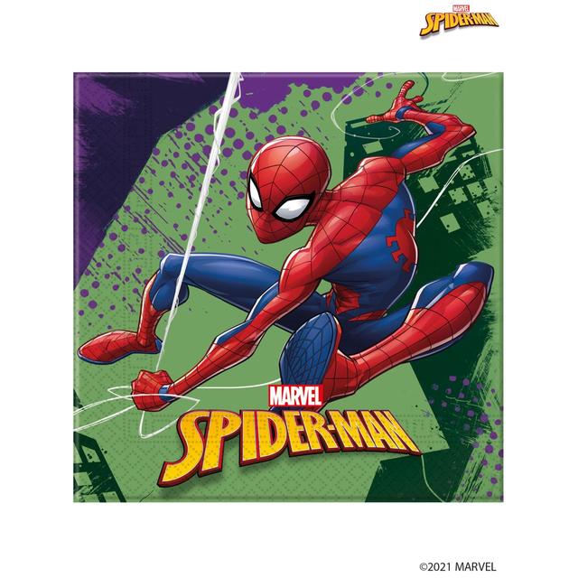 Spiderman Paper Napkins   20 per pack GOODS M&S   