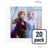 Frozen Anna & Elsa Paper Napkins   20 per pack GOODS M&S   