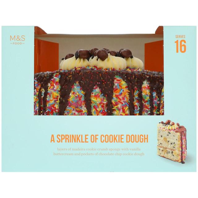 M&S Cookie Dough Cake   1.14kg GOODS M&S   