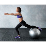 Opti silver gym ball 55cm with pump (British brand)